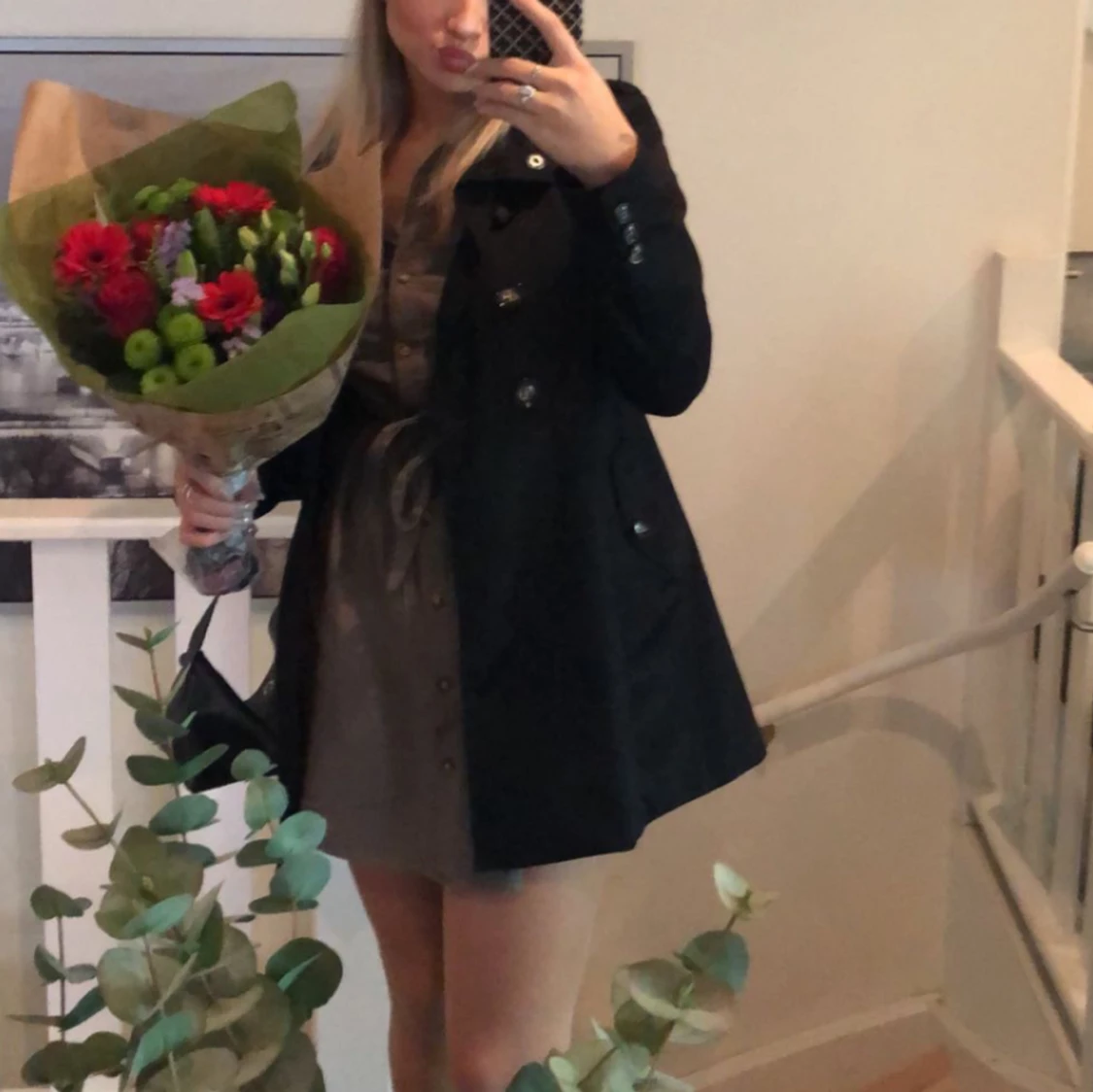 Midiklänning i grönt 