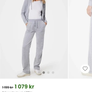 Gråa juicy byxor - Inga defekter, köpte för 1200kr på bubbleroom. Skriv privat för frågor❤️ Använd helst instabox❤️ Lånade bilder 