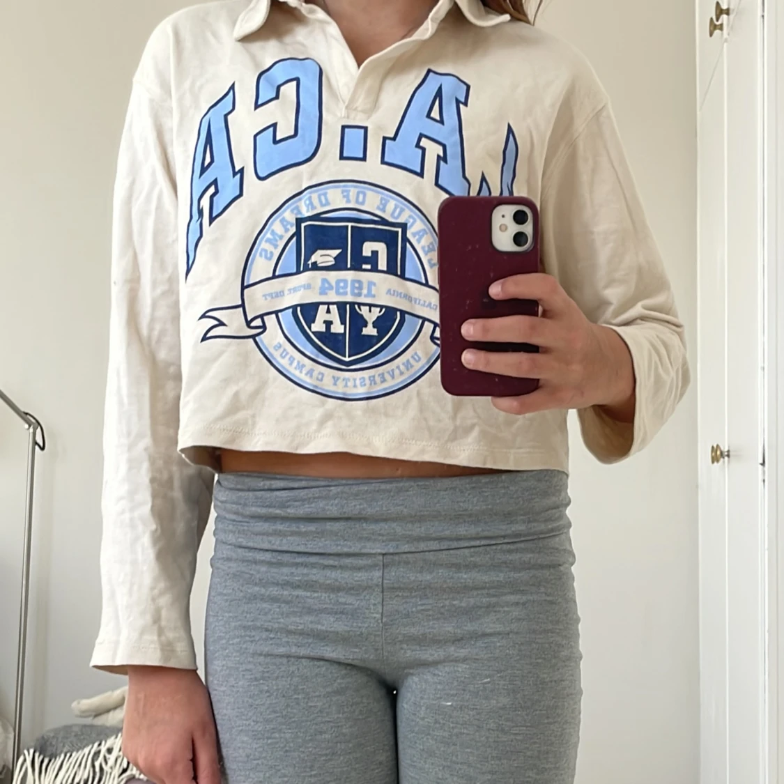 Kort tröja med krage - 91