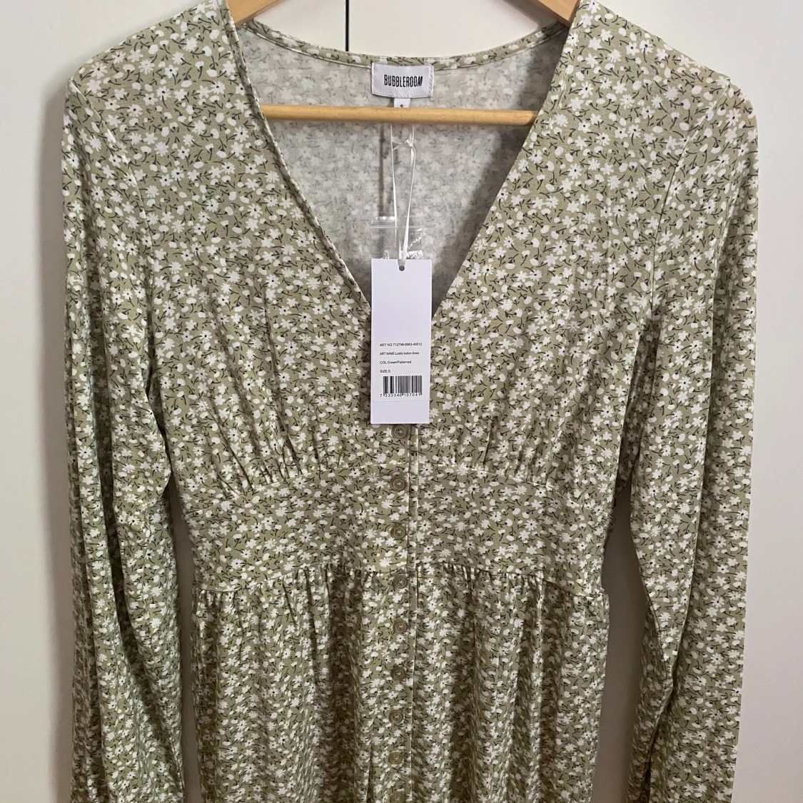 NWT Bubbleroom Luella button dress S - 90