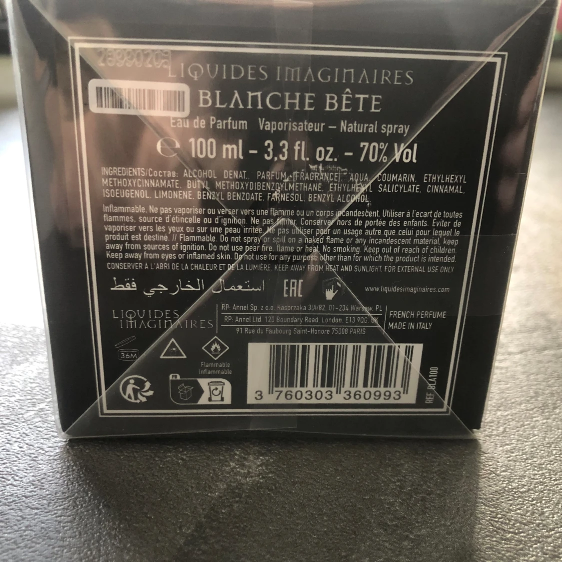 Parfym blanch bete 100ml - 91