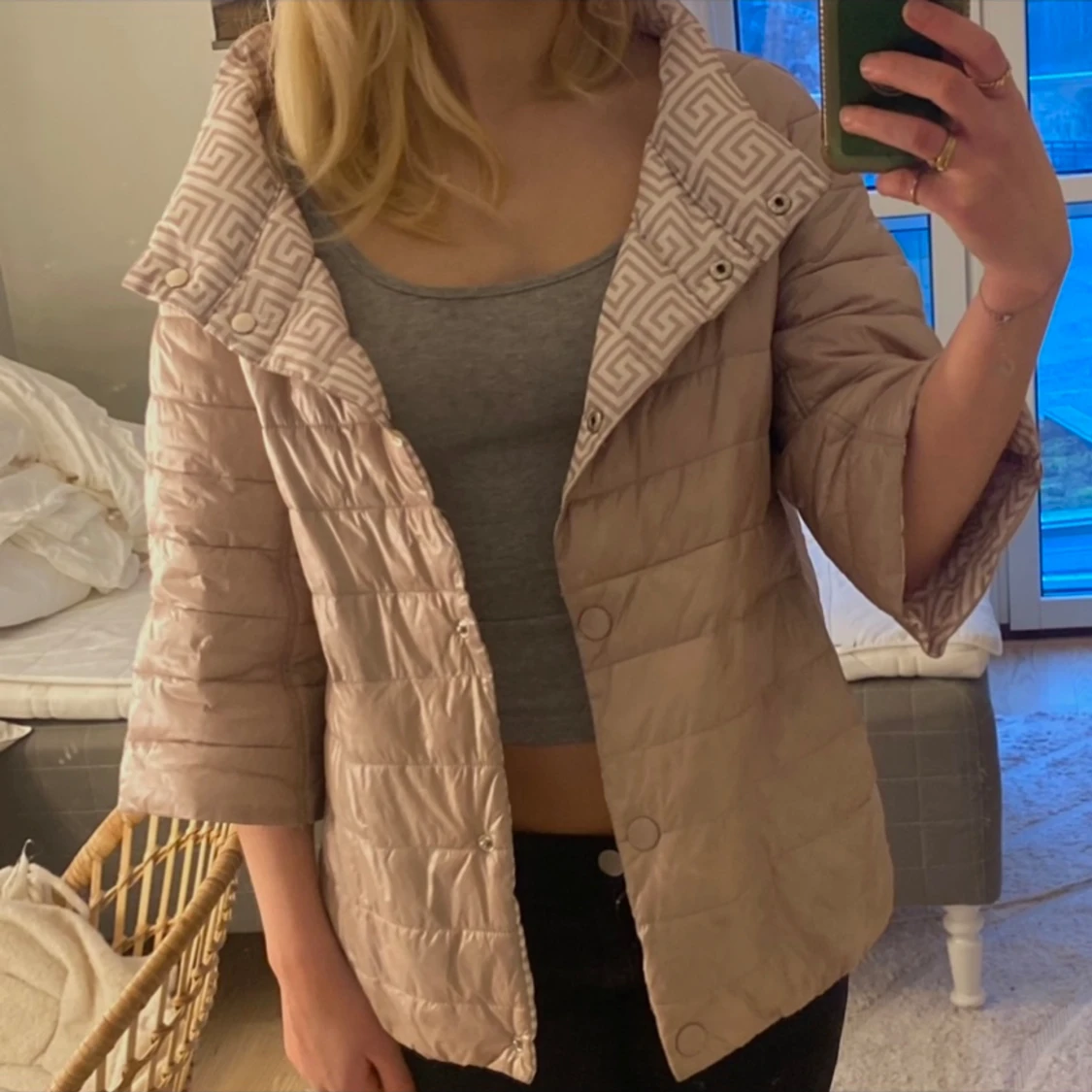 Herno liknande jacka med trekvarts armar  - 92