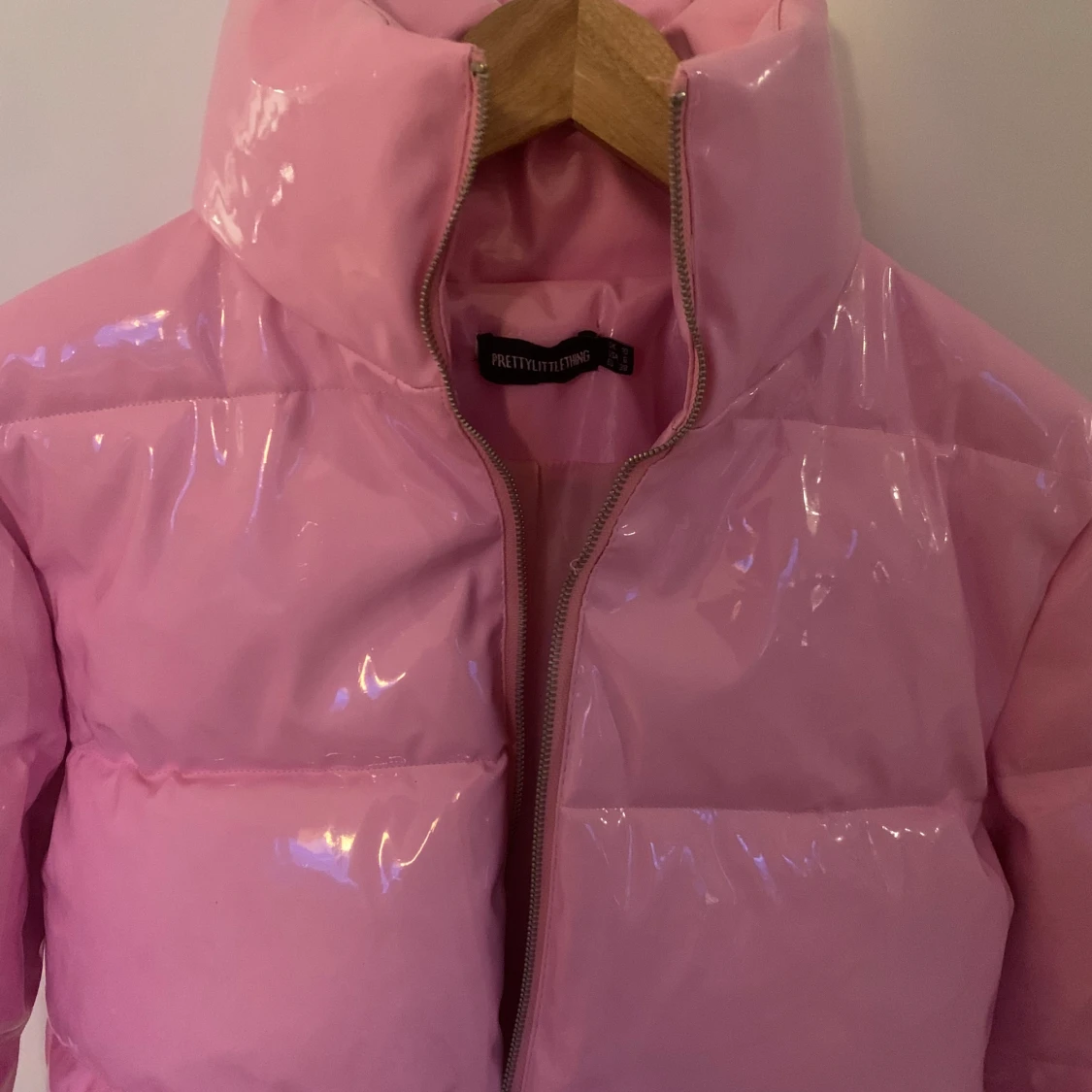 Rosa pufferjacka - 90