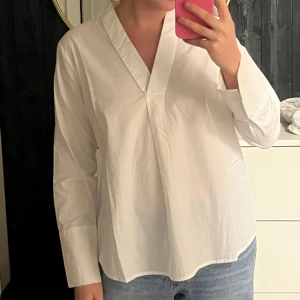 Vit skjort blus - Vit blus