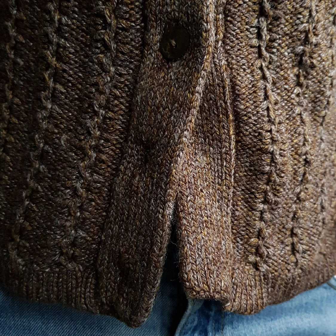 Vintage handstickad kofta - 91