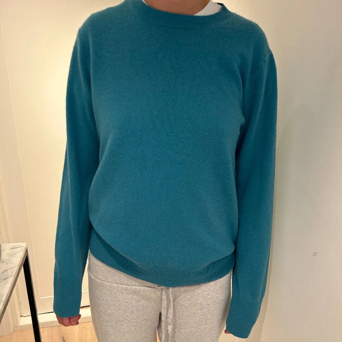 Grön cashmere tröja