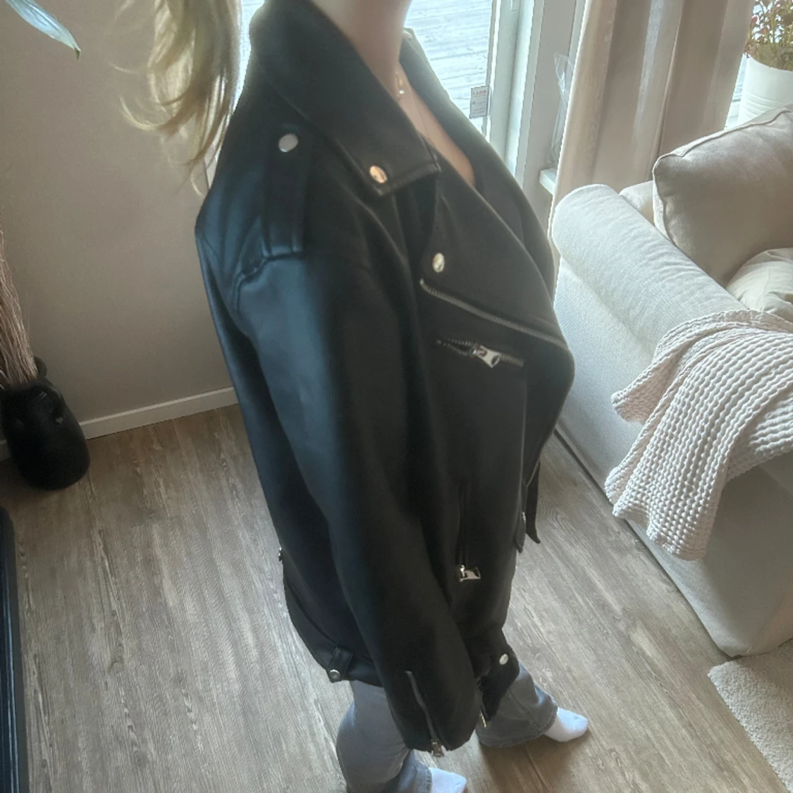 En snygg skinnjacka💖 - 90