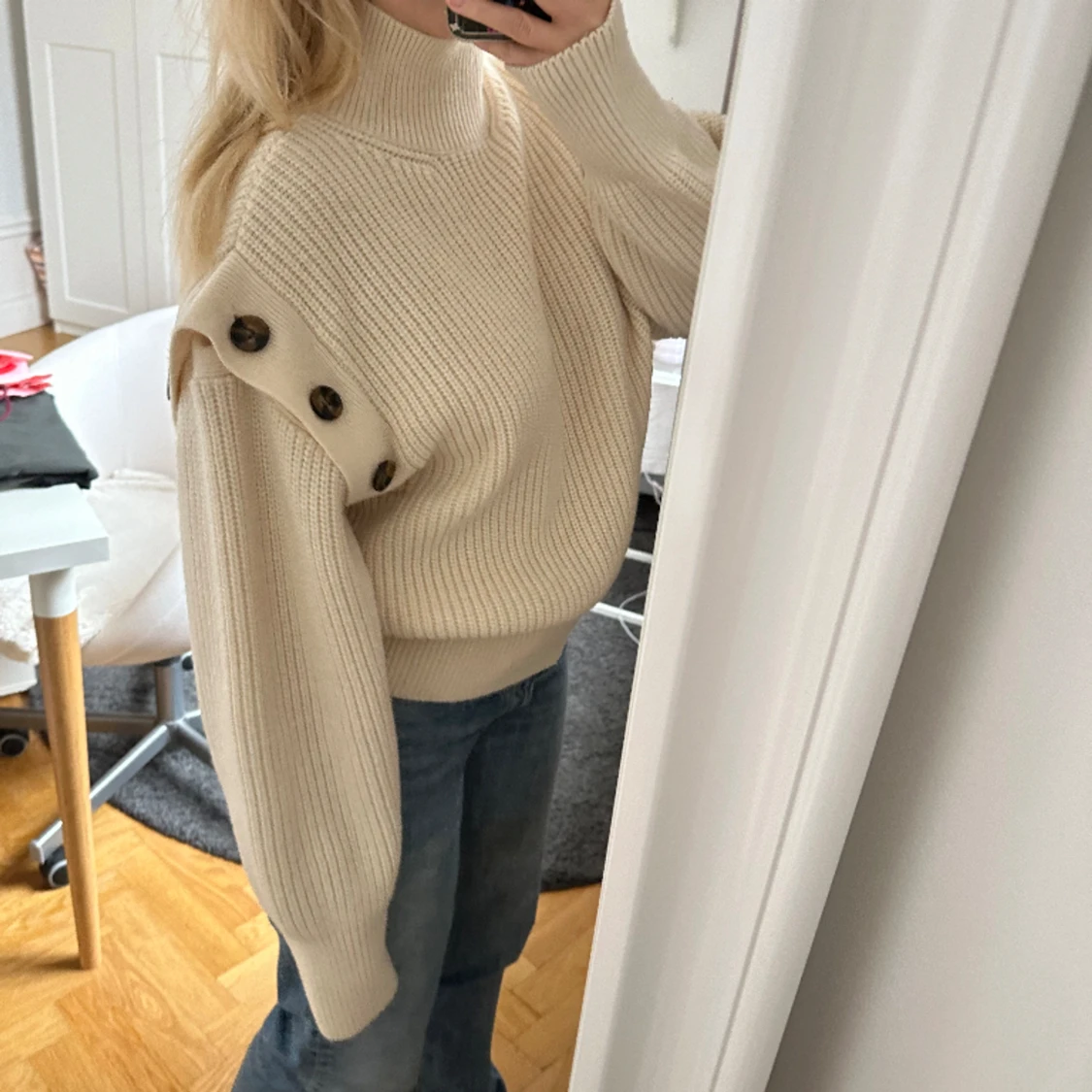 Tröja med avtagbara armar - 91