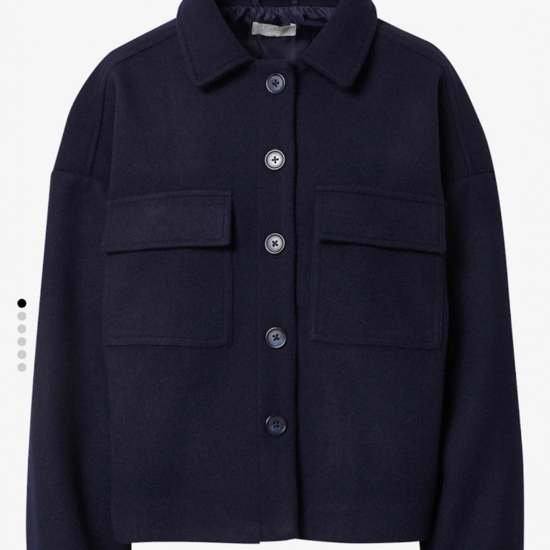 Leger marinblå kappa