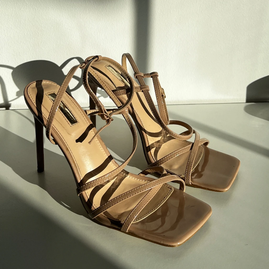 Beige klackskor  - 91