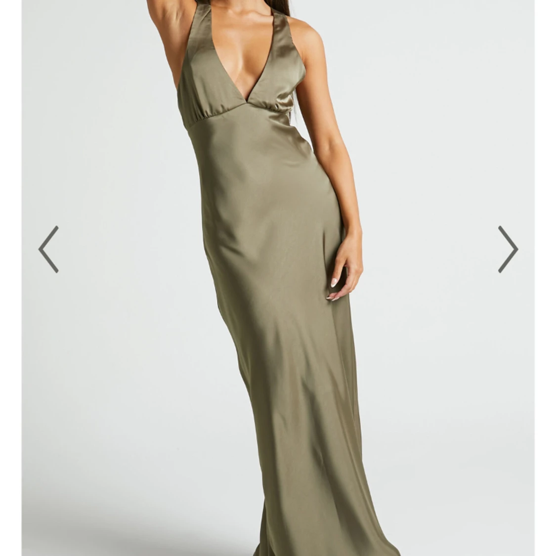 Grön långklänning - 90