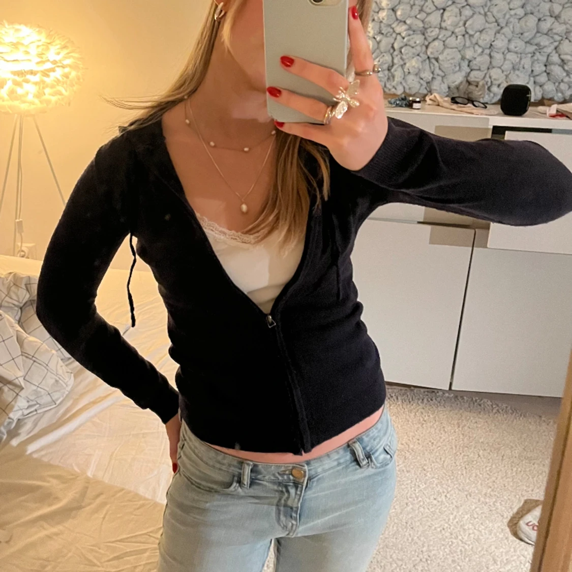 Soft goat liknande hoodie - 91