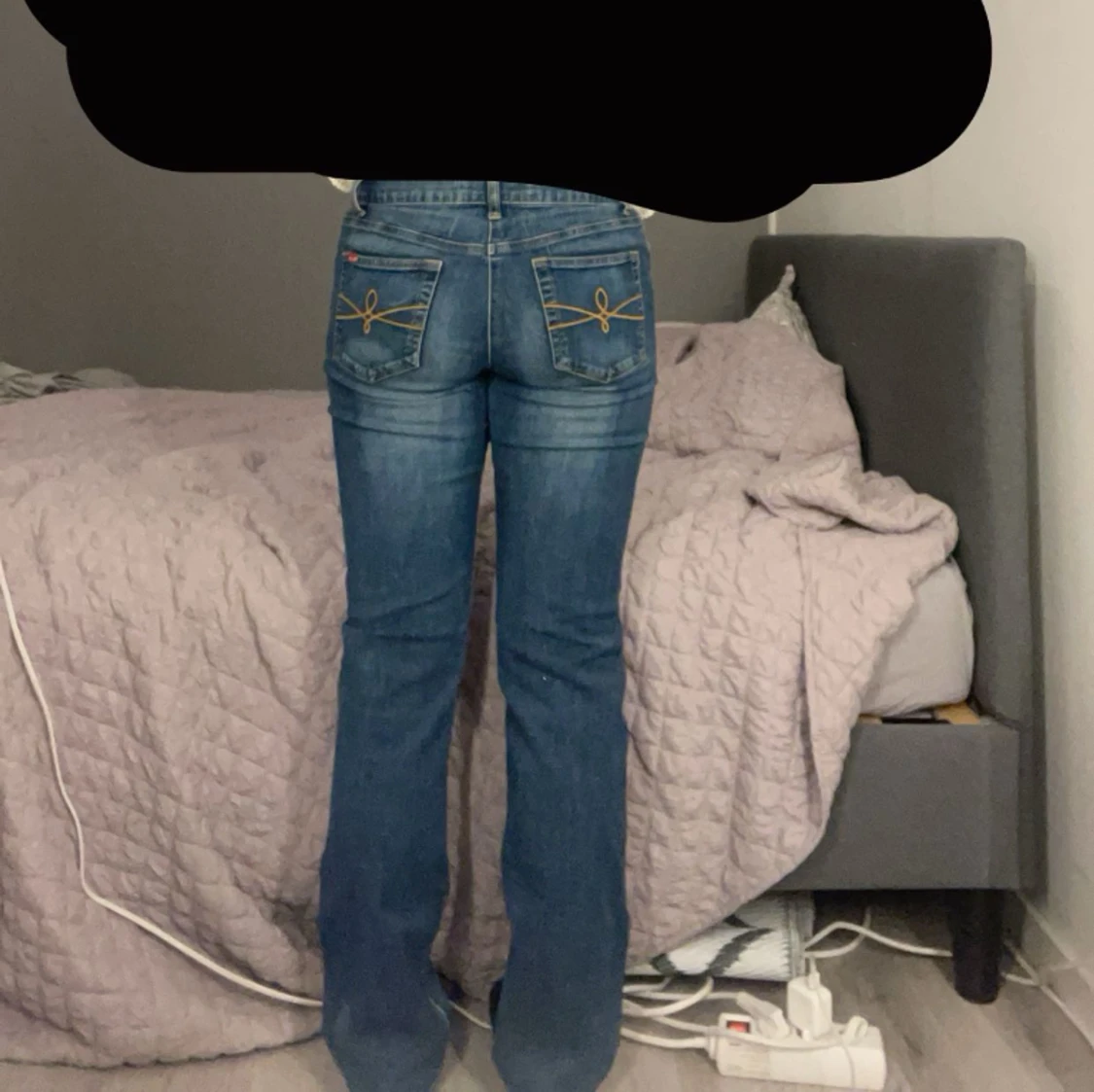 Lågmidjade jeans - 90