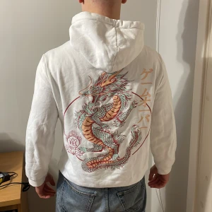 Hoodie med tryck  - Använd fåtal gånger, bra skick 