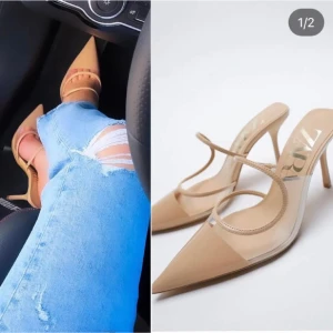 Klackar zara  - Säljer exakt dessa klackar från zara  Storlek 39 Aldrig använda  Bild kan skickas om så önskas  Vanliga i storleken 