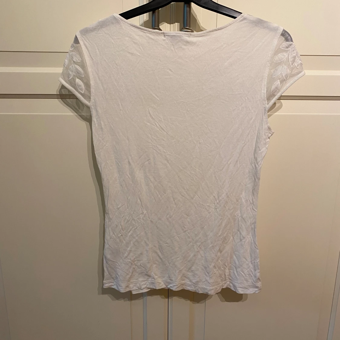 Vit spetts t-shirt - 91