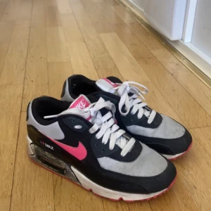 Nike air Max  - Ett par använda Nike air Max skor därav det billiga priset. Inga skador men färgen har gått bort där nere.