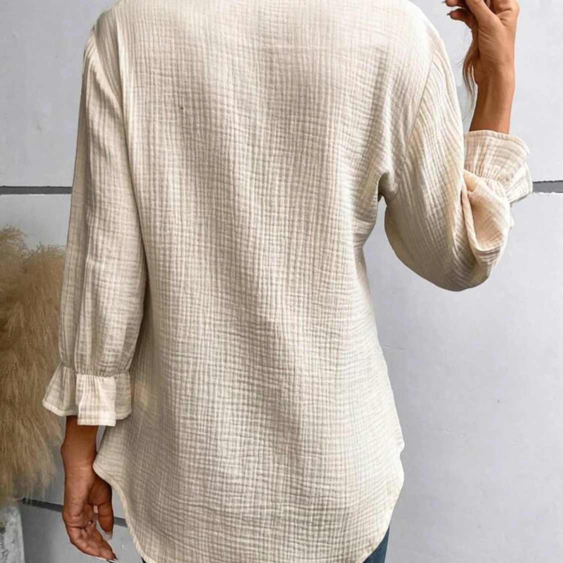 Ny beige skjorta  - 90