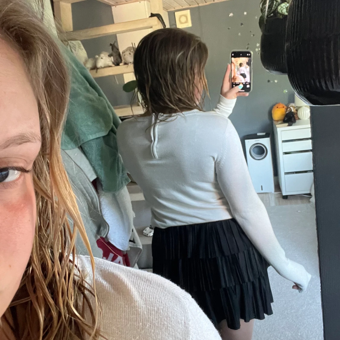 Vit långärmad - 90