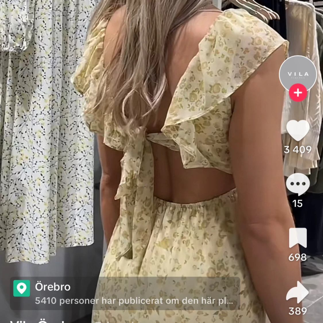 Populära och slutsålda klänningen vimone - 90