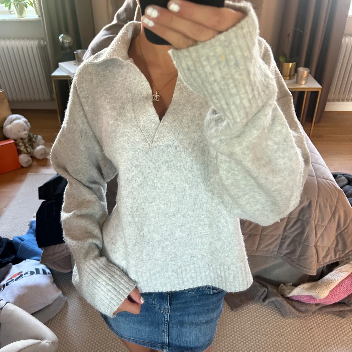 Stickad tröja  - 90