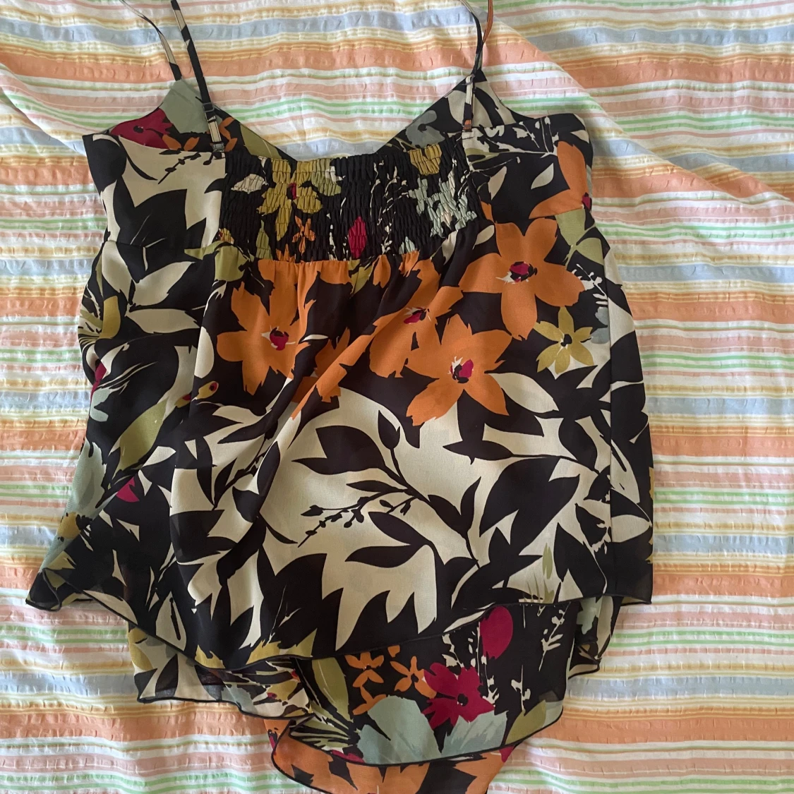 Blommig linnetopp från H&M - 91