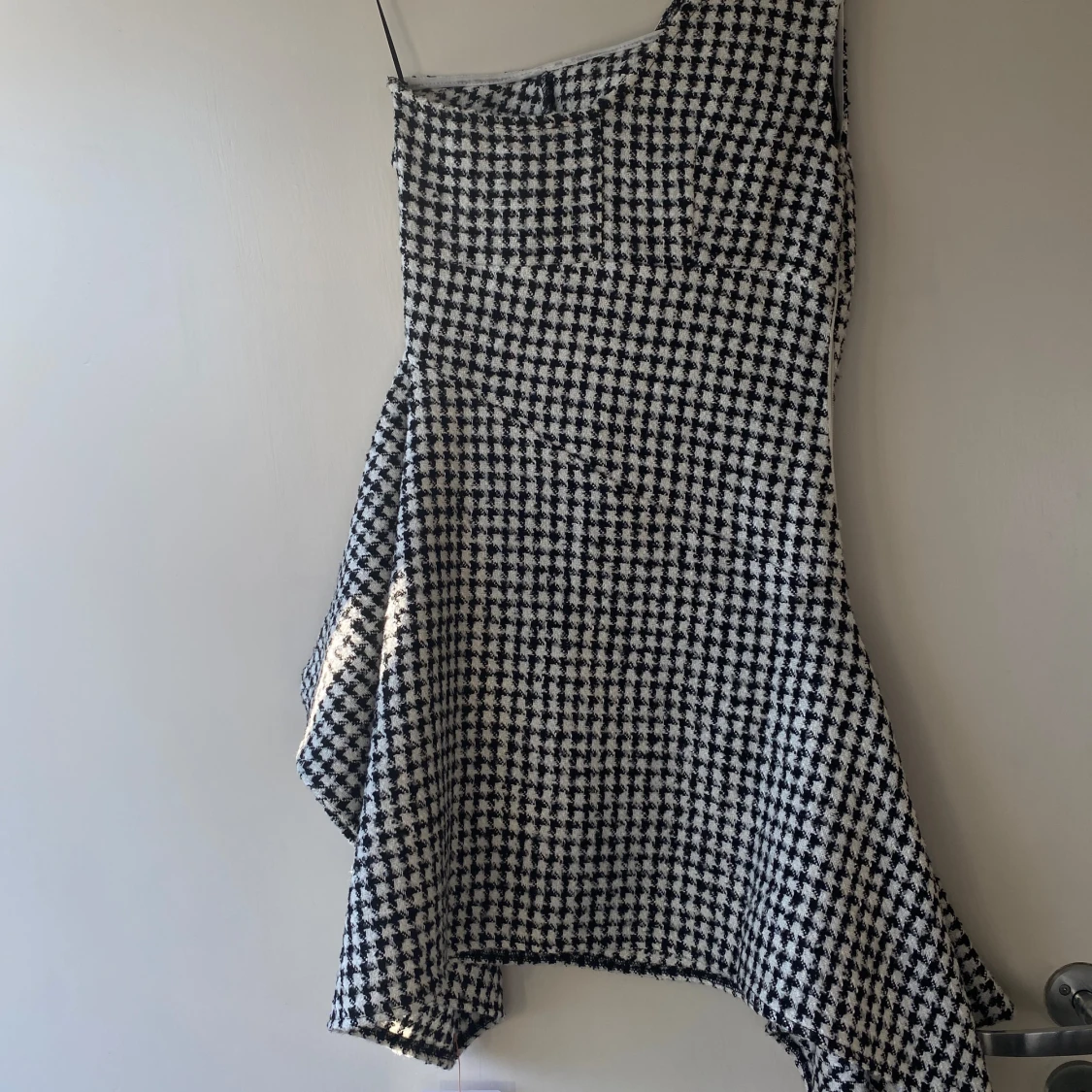 Rutig klänning - 92