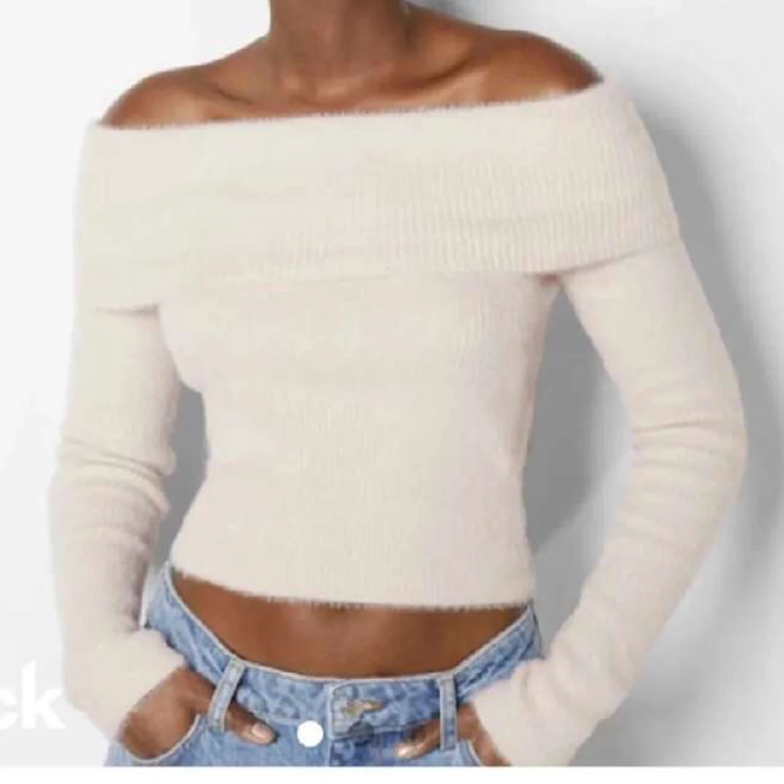 Fluffig off shoulder topp