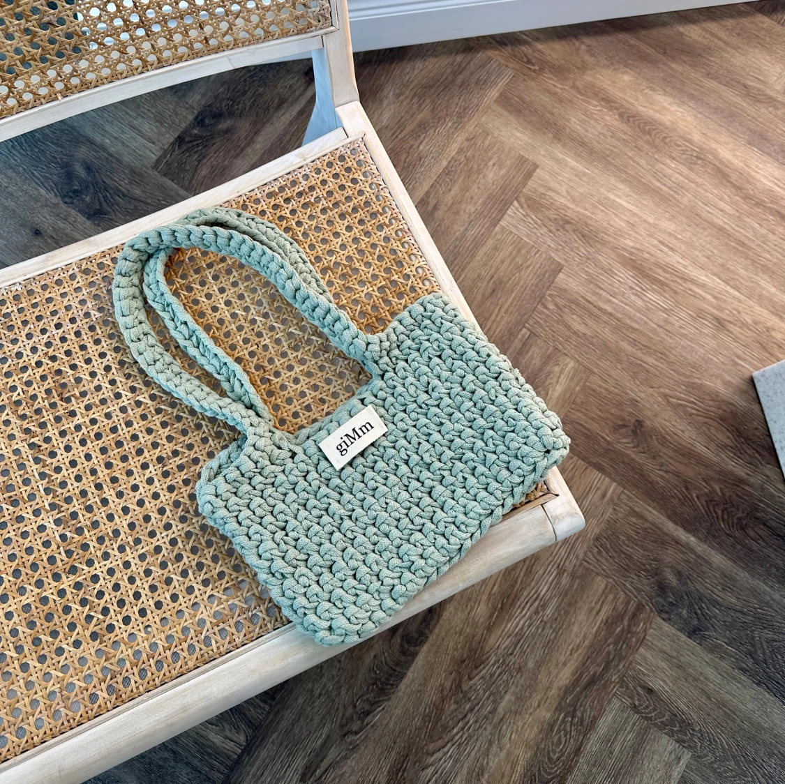 Söt virkad väska - 92