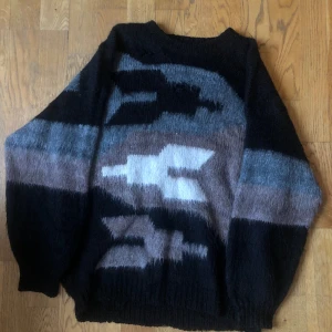 Vintage mohair knit sweater  - Mohair sweater for that marni look Slightly distressed but dope 