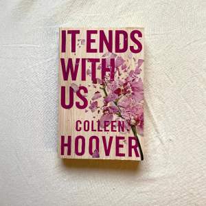 It ends with us bok av Colleen Hoover. Säljer på grund av att jag läst ut den. Pris kan diskuteras!