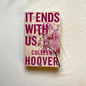 It ends with us bok av Colleen Hoover. Säljer på grund av att jag läst ut den. Pris kan diskuteras!