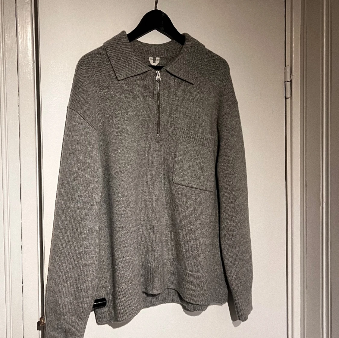 Arket Halfzip tröja ull - 90