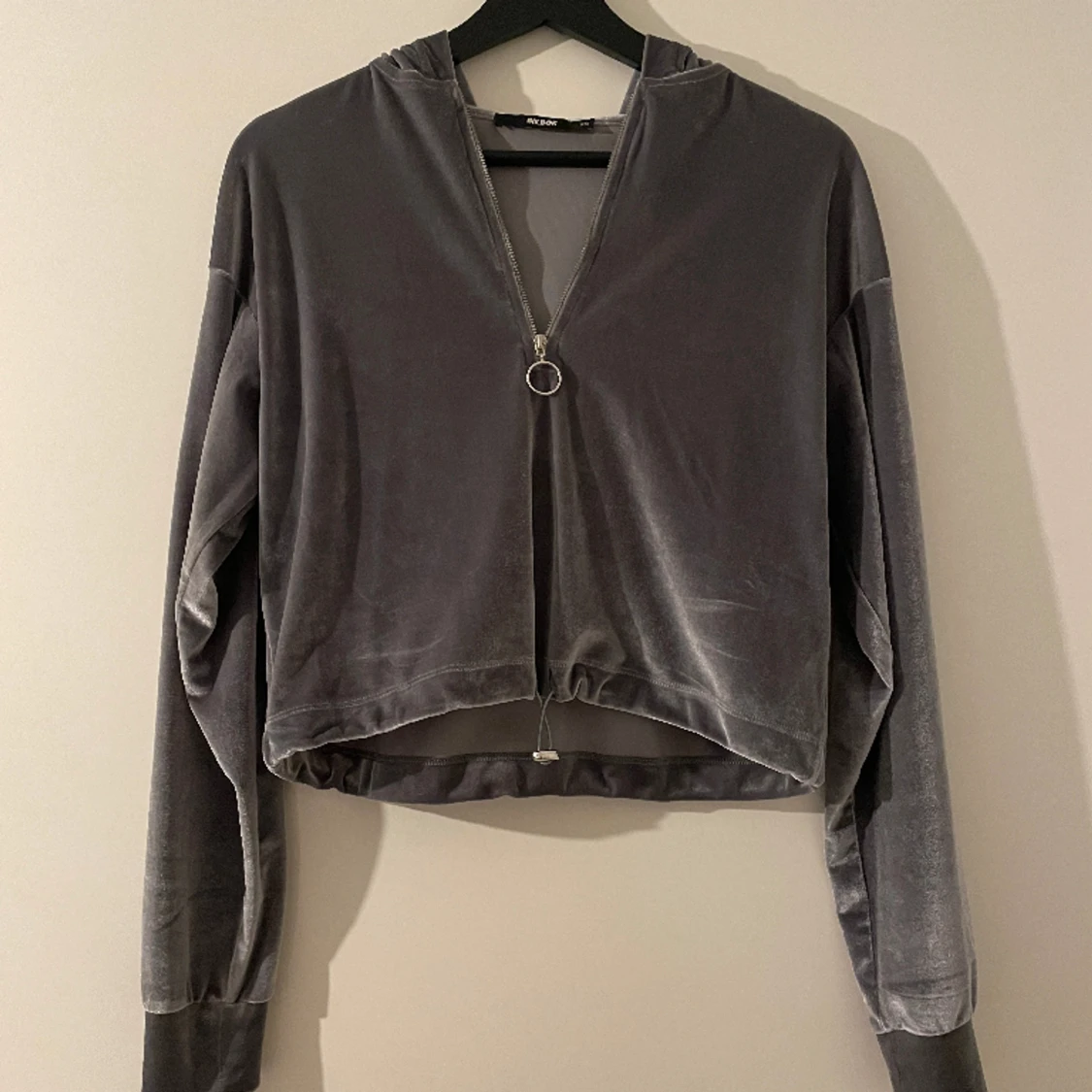 Cropped sammet top - 90