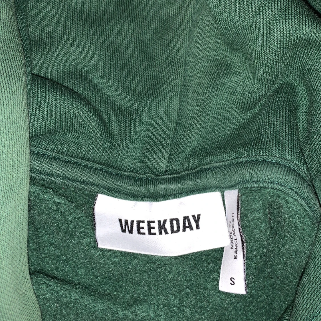 Grön Hoodie Weekday - 90