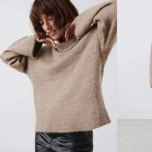 Säljer denna slutsålda stickade tröja från Gina tricot i storlek S. Lite nopprig efter ett par gånger användning så säljer därför för 100kr 🥰