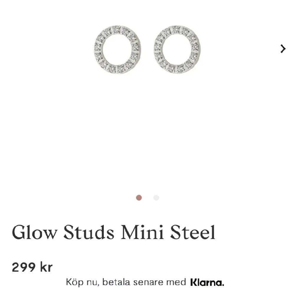 Silver örhängen, från Edblad . Asusteet.