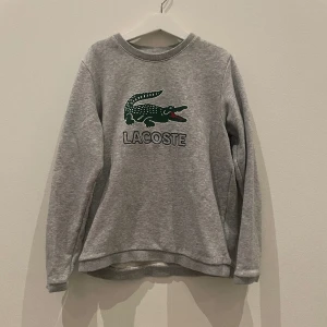 Grå Lacoste tröja!🐊 - Grå Lacoste tröja!🐊🐊 Storlek 152 cm men passar även xs/xxs! Skriv om ni har några funderingar!💬💬