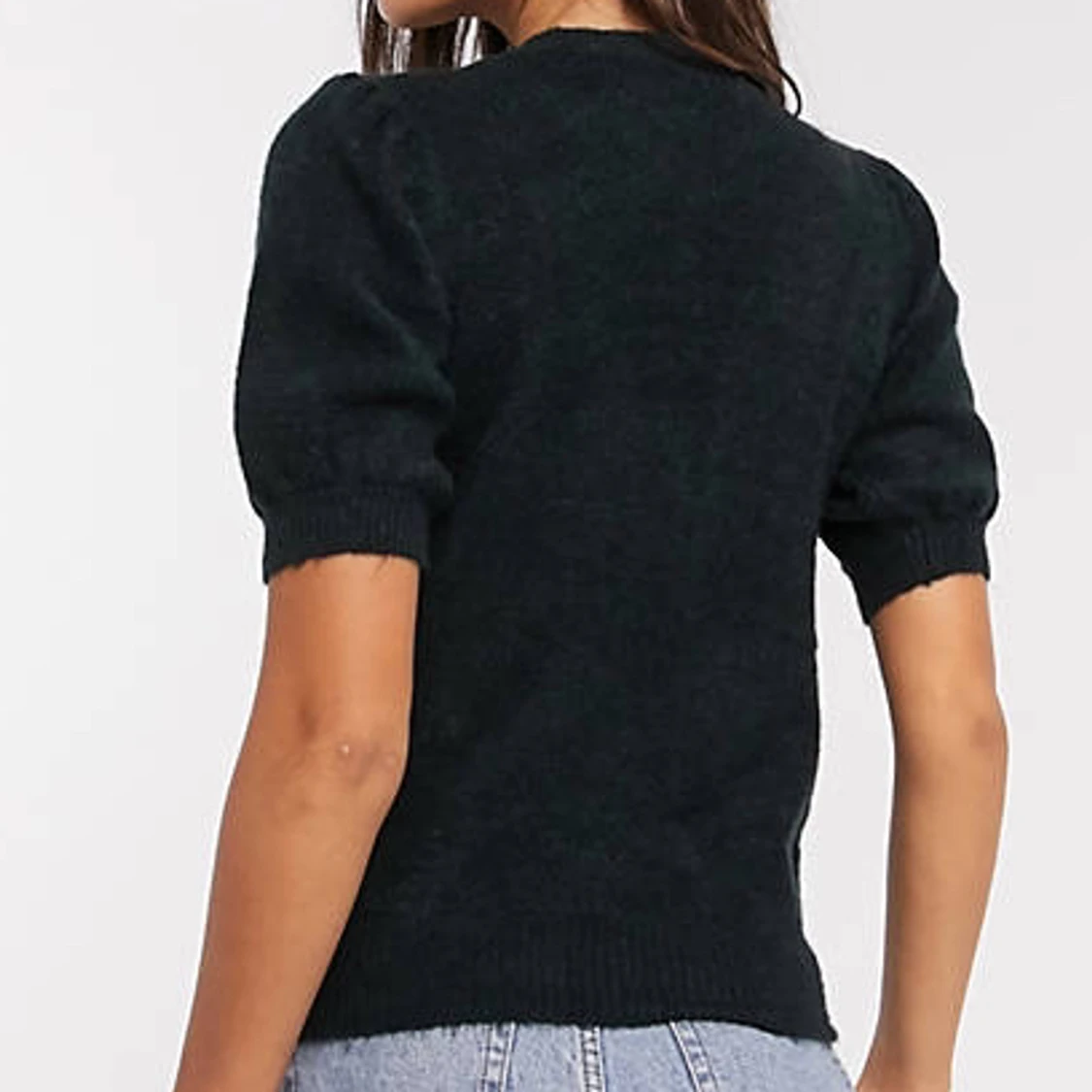 Kortärmad stickad tröja från vero Moda  - 90