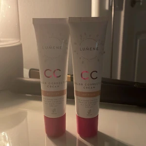 Lumene - En är väl använd, skulle tro att de är 1/3 eller 2/3 kvar o den andra är knappt använd men lite, färg medium