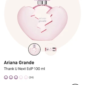 Ariana Grande parfym - Säljer min 100 ml (största storleken) Ariana Grande thank you next parfym. Den är helt ny och endast ett par sprut har använts. Orginalpris kan gå upp emot 800kr