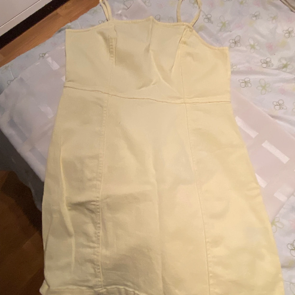 Stretchig jeansklänning