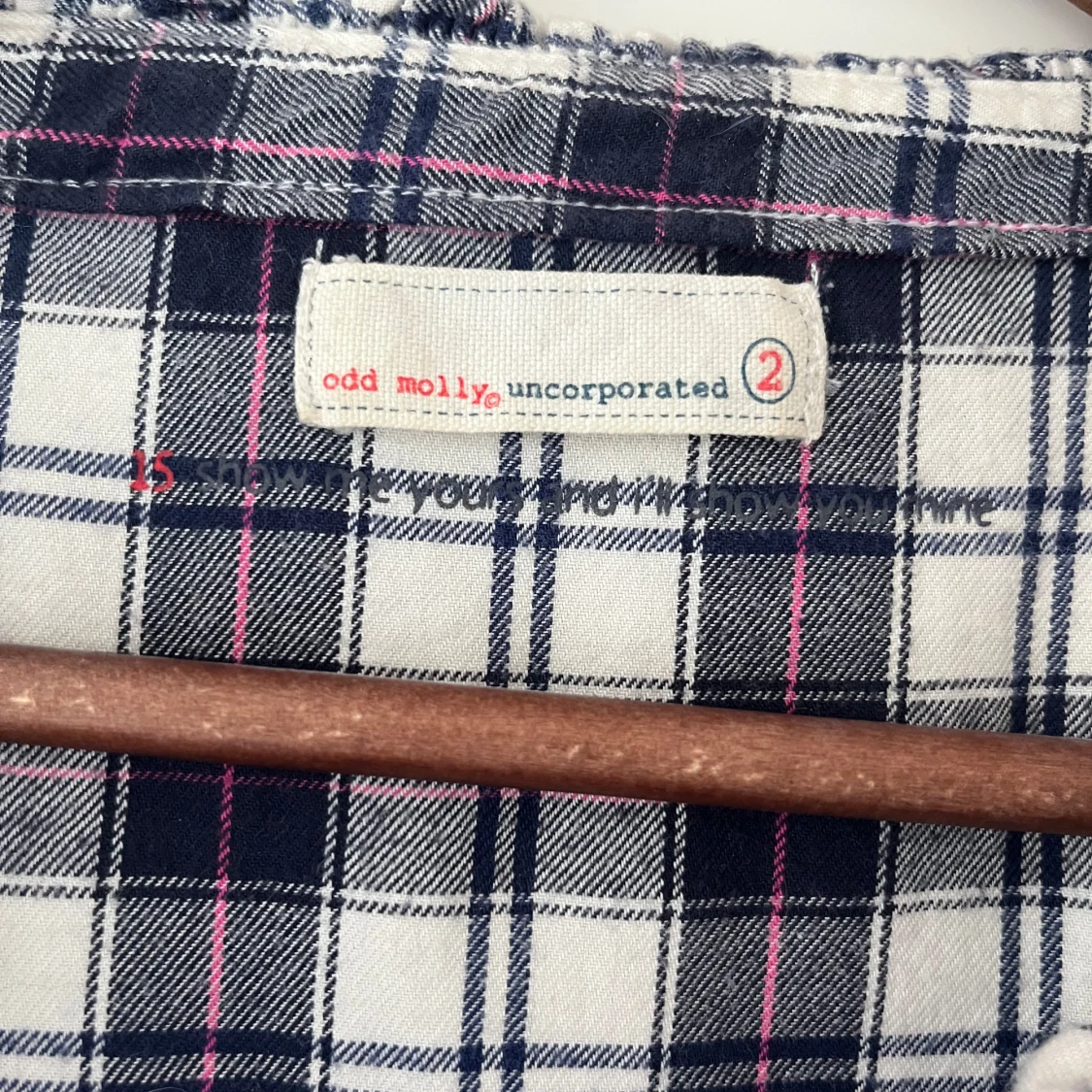 Rutig omlottblus/tunika Odd Molly - 2