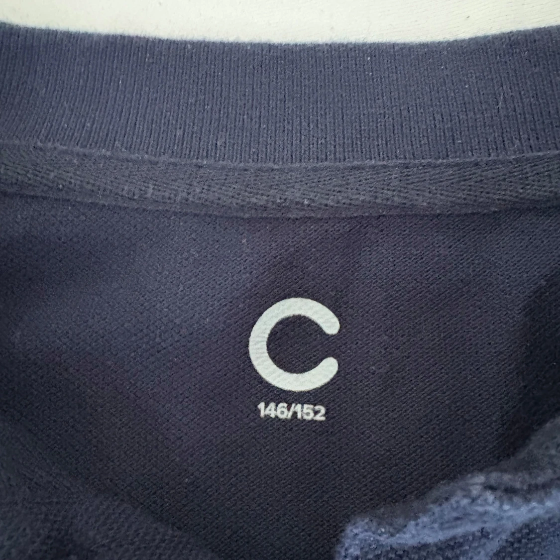 Svart långärmad pikétröja från Cubus - 2