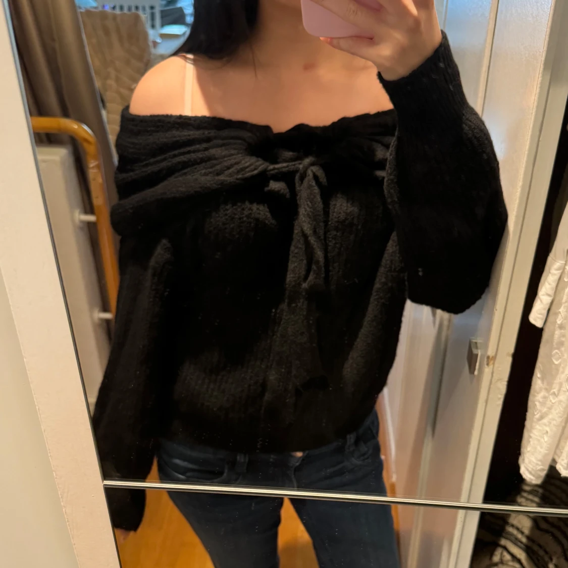 Stickad offshoulder 