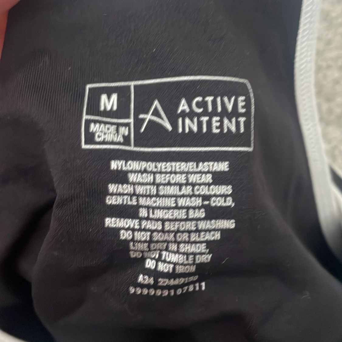 Svart sport-bh från Active Intent - 2