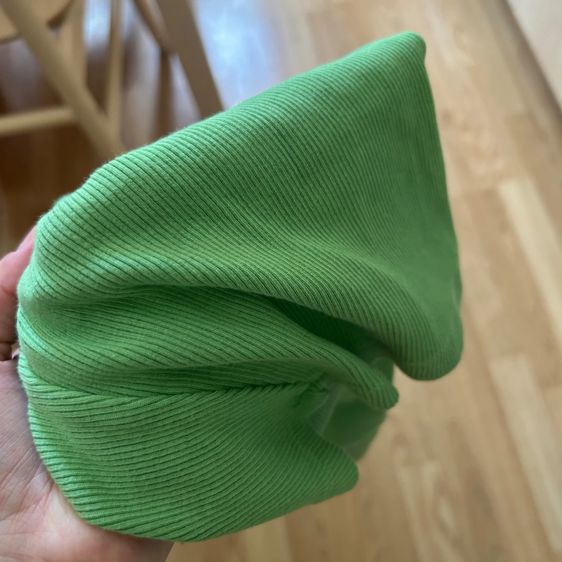 Gröna ribbade cykelshorts Gina Tricot - 2