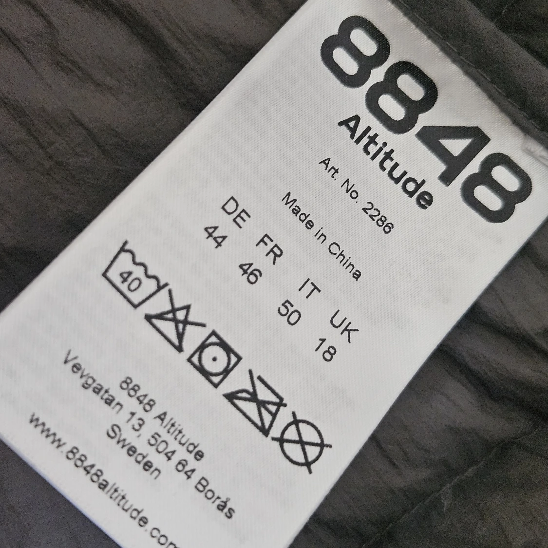 Grön/grå dunjacka från 8848 Altitude stl M/L - 2