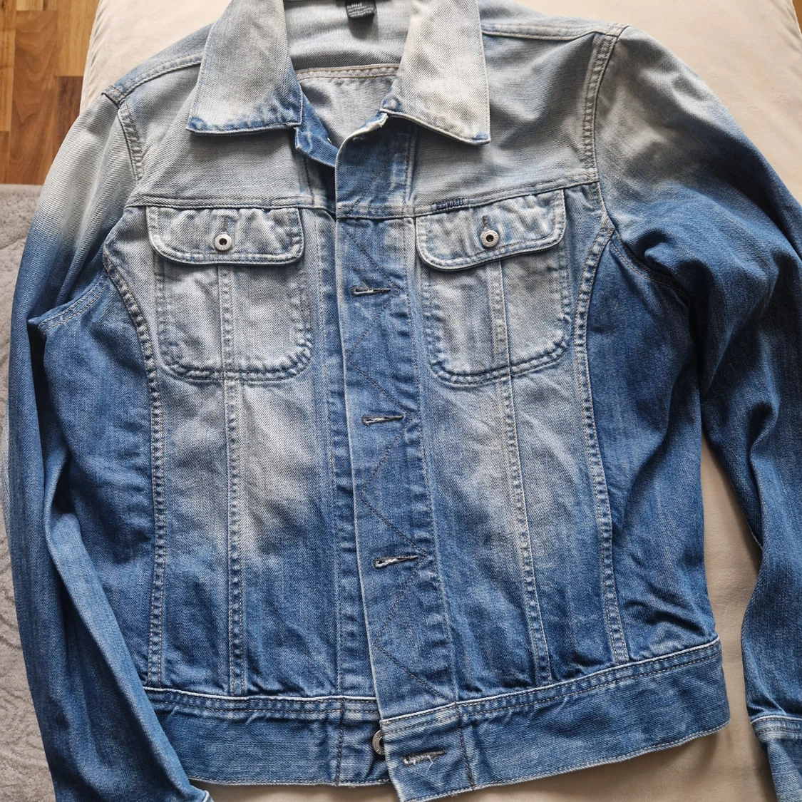 Blå jeansjacka från Diesel, stl M - 4