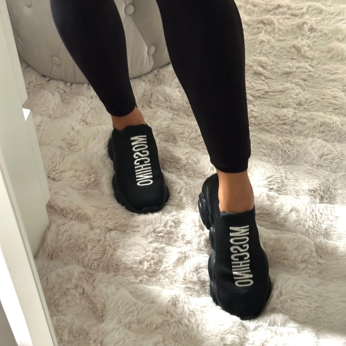 Svarta sneakers från Love Moschino